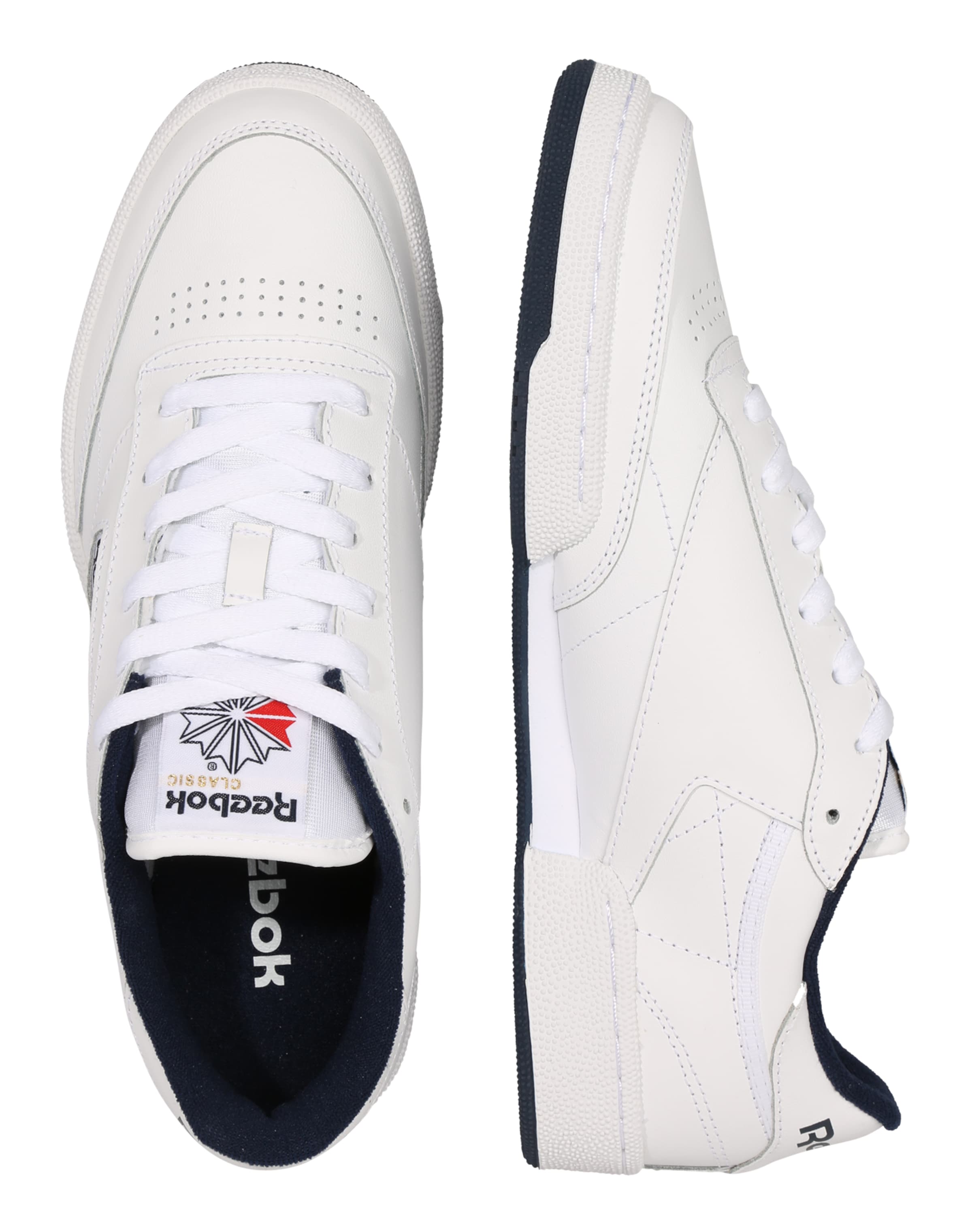 Sneaker low 'CLUB C 85' de la Reebok pe alb