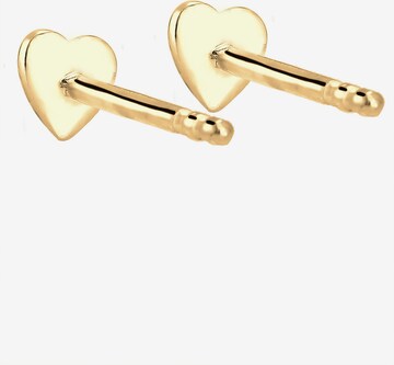 ELLI PREMIUM Earrings 'Herz' in Gold