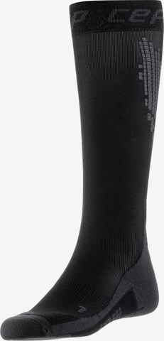CEP Athletic Socks in Black: front