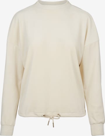 Sweat-shirt Urban Classics en beige : devant