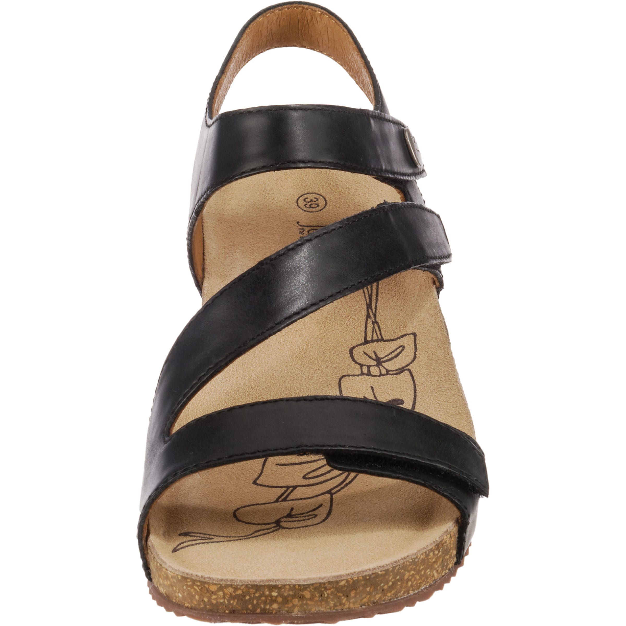 JOSEF SEIBEL Sandals 'Tonga' in Black