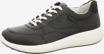 ECCO Athletic Lace-Up Shoes in Black: front