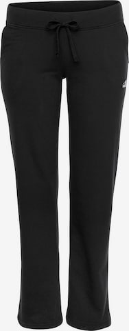 OCEAN SPORTSWEAR Regular Workout Pants in Black: front