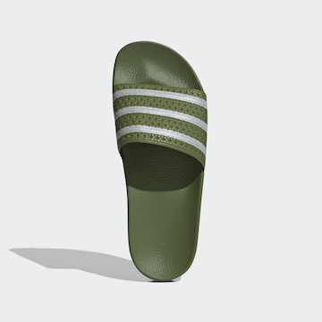 ADIDAS ORIGINALS Plätu 'Adilette', värv roheline