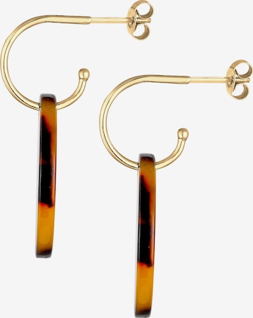 Boucles d'oreilles 'Geo' ELLI en jaune