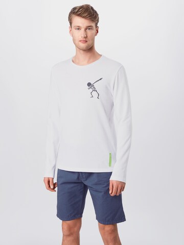 Key Largo Regular Fit Sweatshirt 'FASTER' in Weiß: predná strana