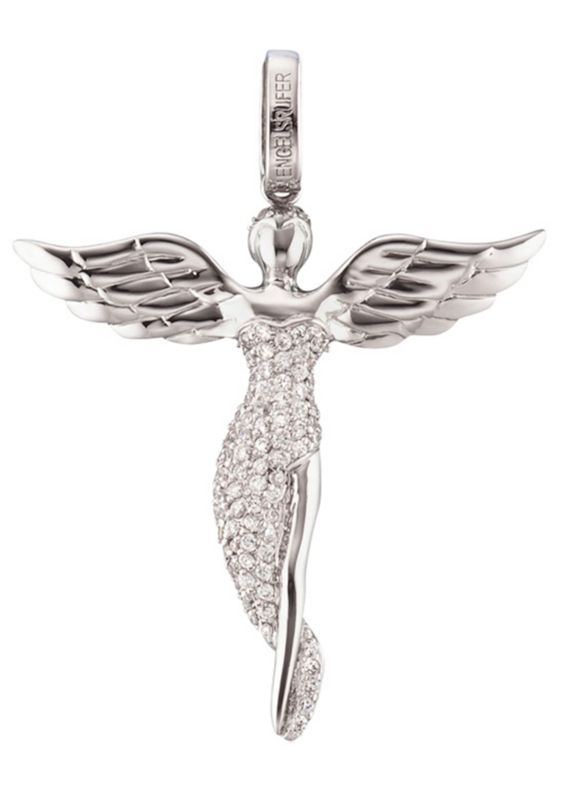 Engelsrufer Anhänger 'Engel' in Silber: Vorderseite