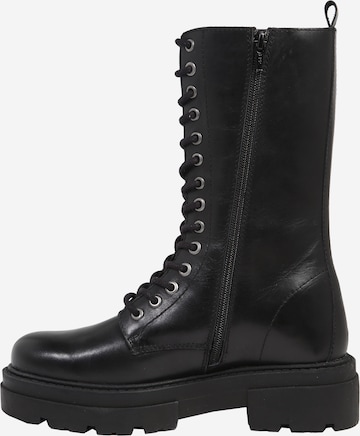 ABOUT YOU - Bota com atacadores 'Lavinia' em preto