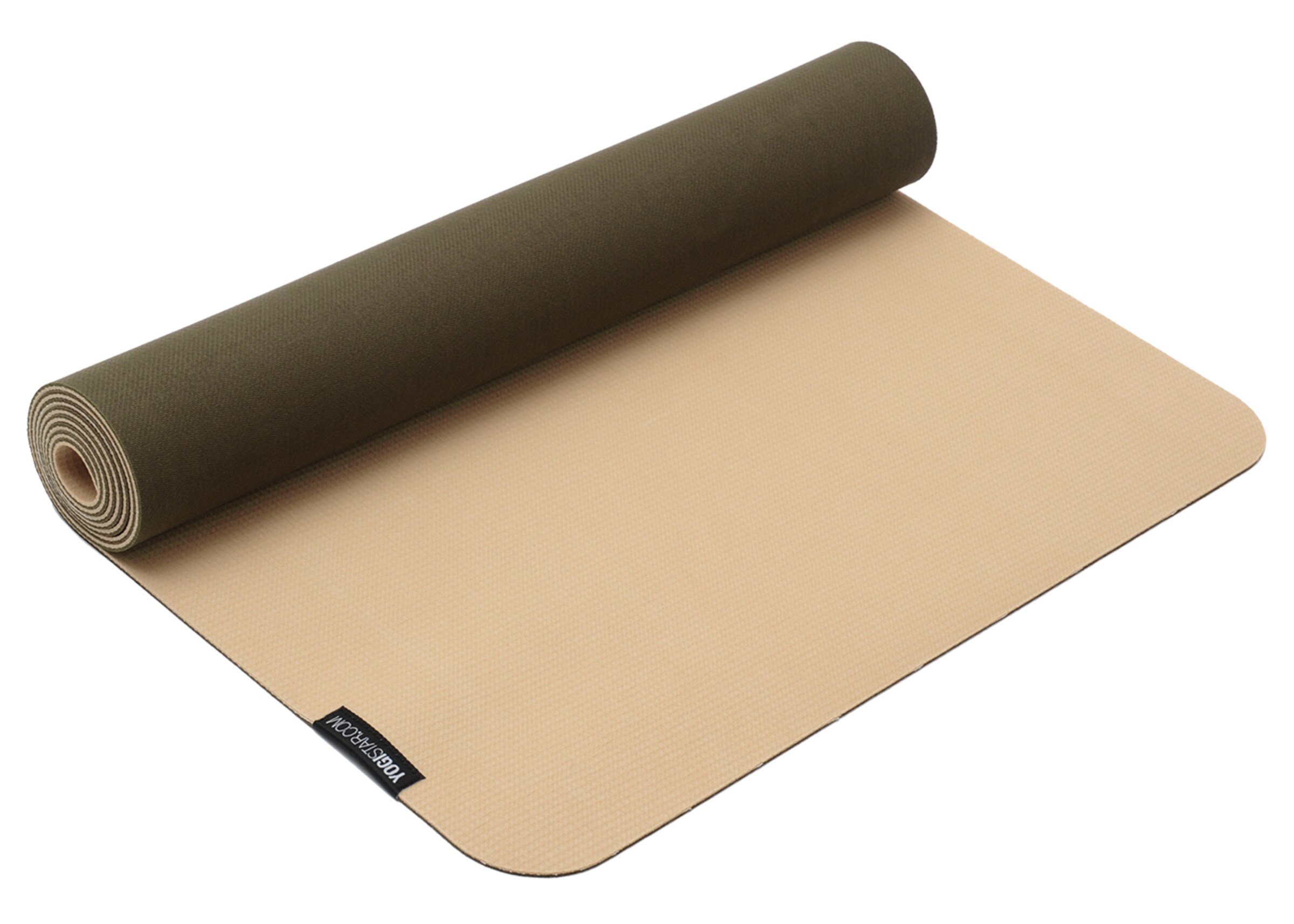 YOGISTAR.COM Mat in Beige: front