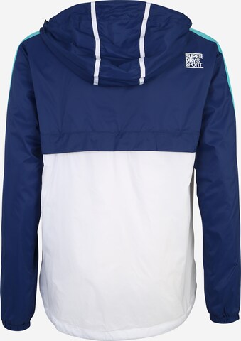 Coupe regular Veste de sport Superdry en bleu