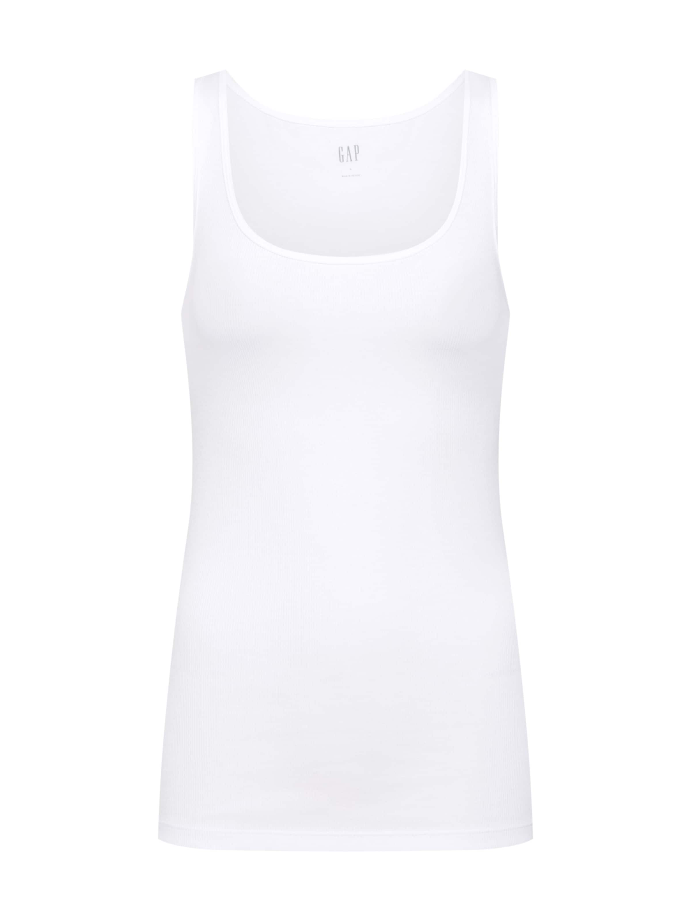 GAP Top in Weiß: Vorderseite