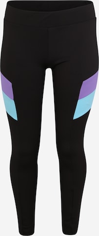 Urban Classics Skinny Leggings in Black: front