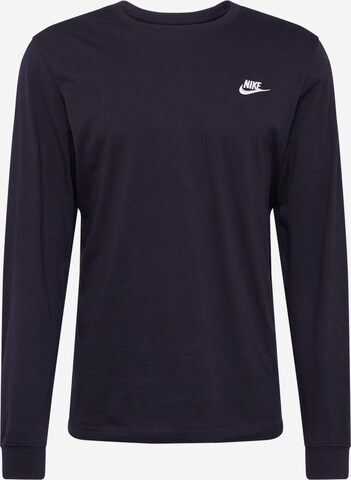 Nike Sportswear Shirt 'Club' in Schwarz: predná strana