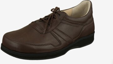 Natural Feet Lace-Up Shoes 'Karsten XL' in Brown: front