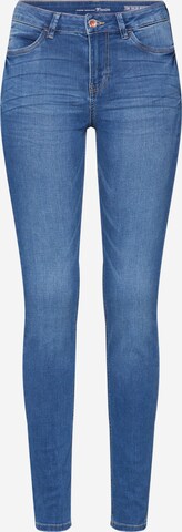 TOM TAILOR DENIM Skinny Jeansy w kolorze niebieski: przód