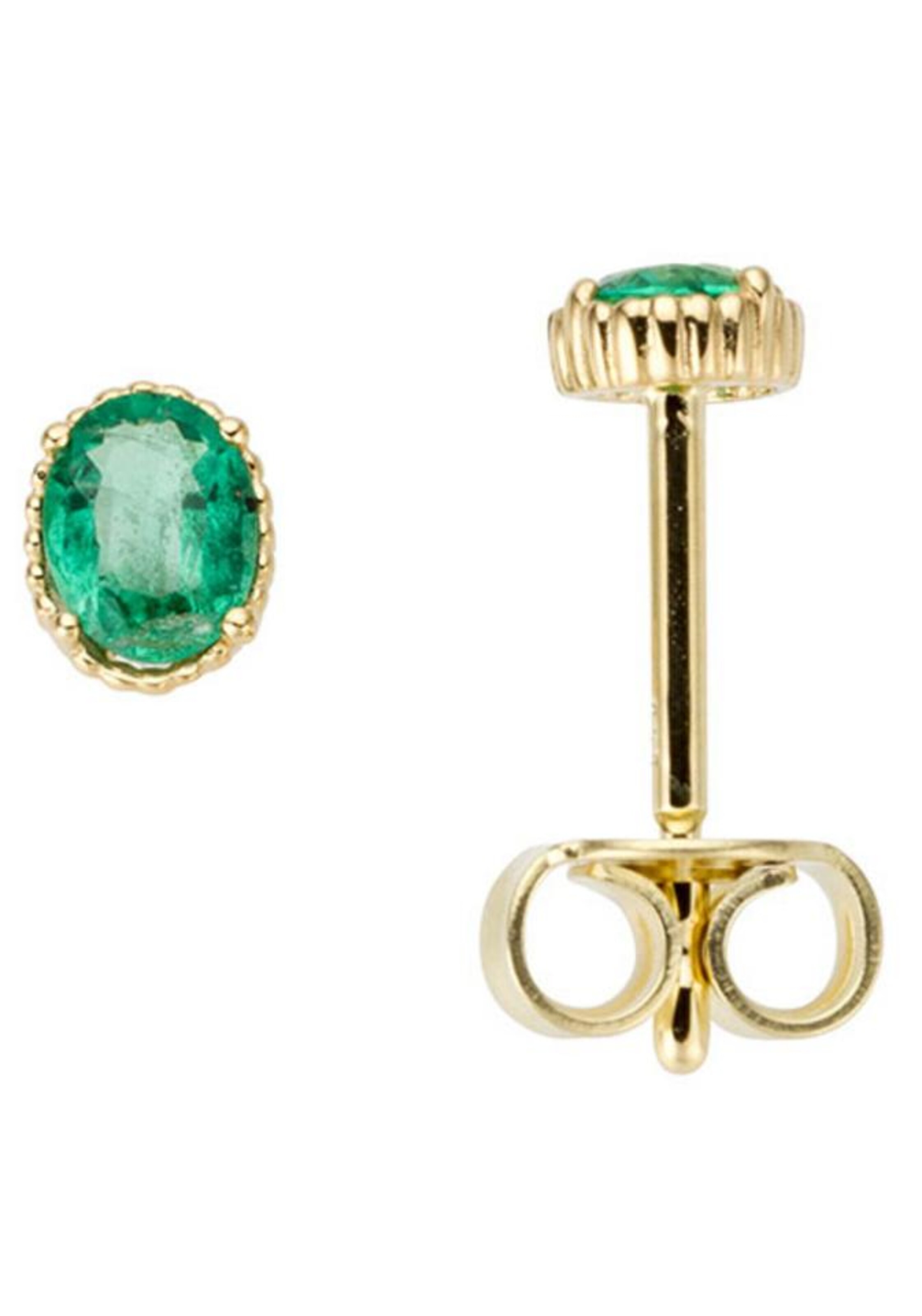 FIRETTI Ohrstecker in Gold: Vorderseite