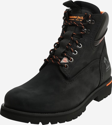 PANAMA JACK - Botas con cordones en negro: frente