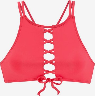 BENCH Bustier Bikini-Top 'Perfect' in Rot: predná strana