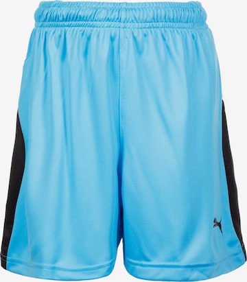 Regular Pantalon de sport 'Liga' PUMA en bleu : devant
