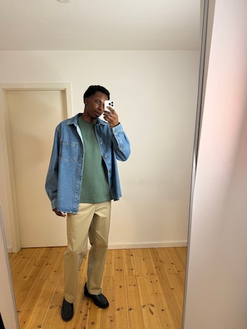 Casual Denim And Chino Look