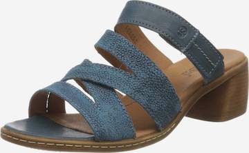 JOSEF SEIBEL Mules 'Juna' in Blue: front