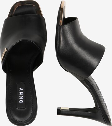 Saboți 'BRONX' de la DKNY pe negru: lateral