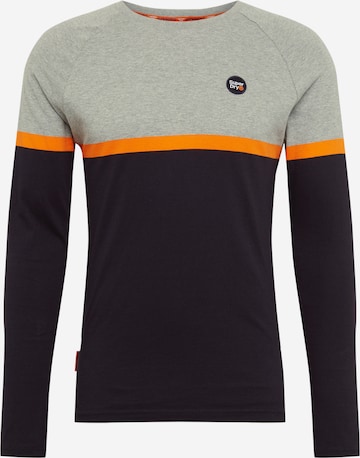 Superdry Shirt 'Collective' in Grijs: voorkant