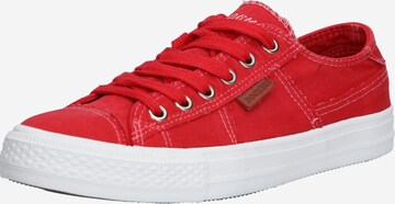 Sneaker low de la Dockers by Gerli pe roșu: față