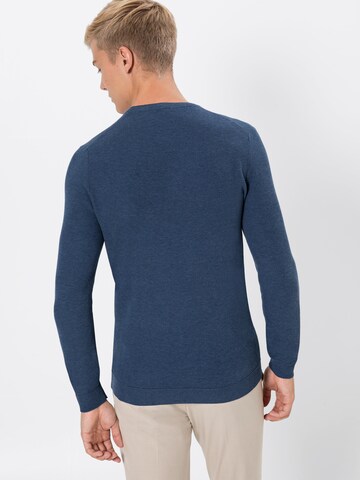 Pull-over OLYMP en bleu : derrière