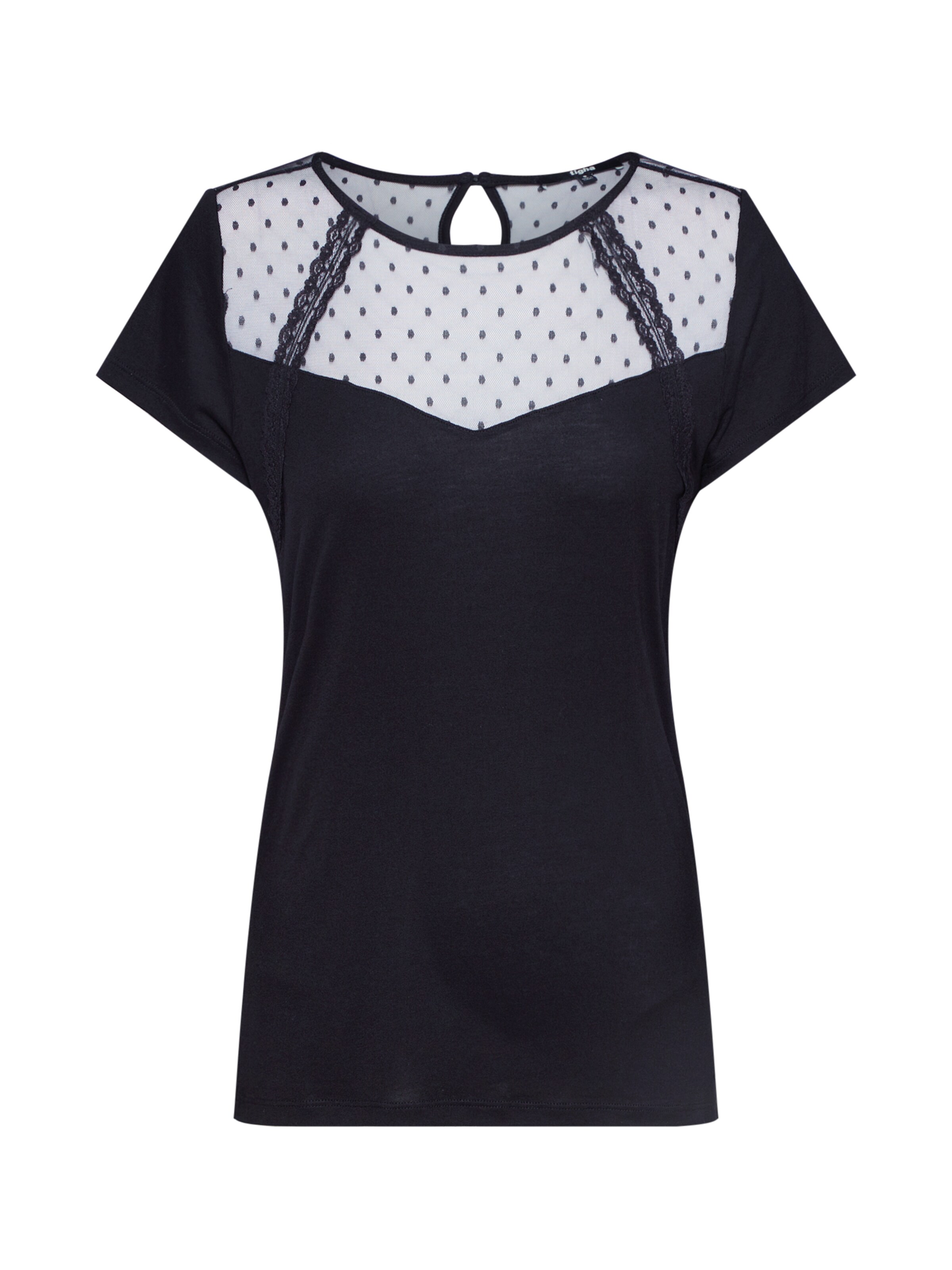 tigha - Top 'Naaz' in de kleur Zwart