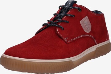Chaussure de sport à lacets 'Praktik' bugatti en rouge : devant