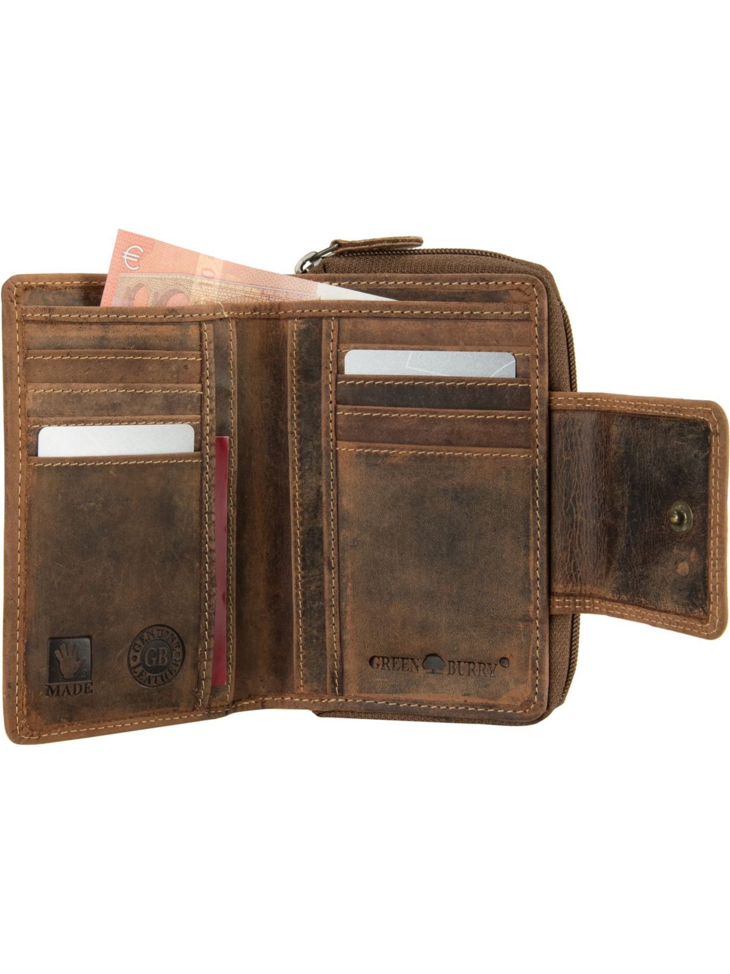 GREENBURRY Geldbörse 'XI' in Braun