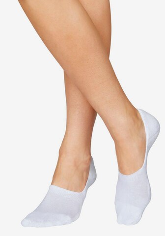 H.I.S Ankle Socks in White: front