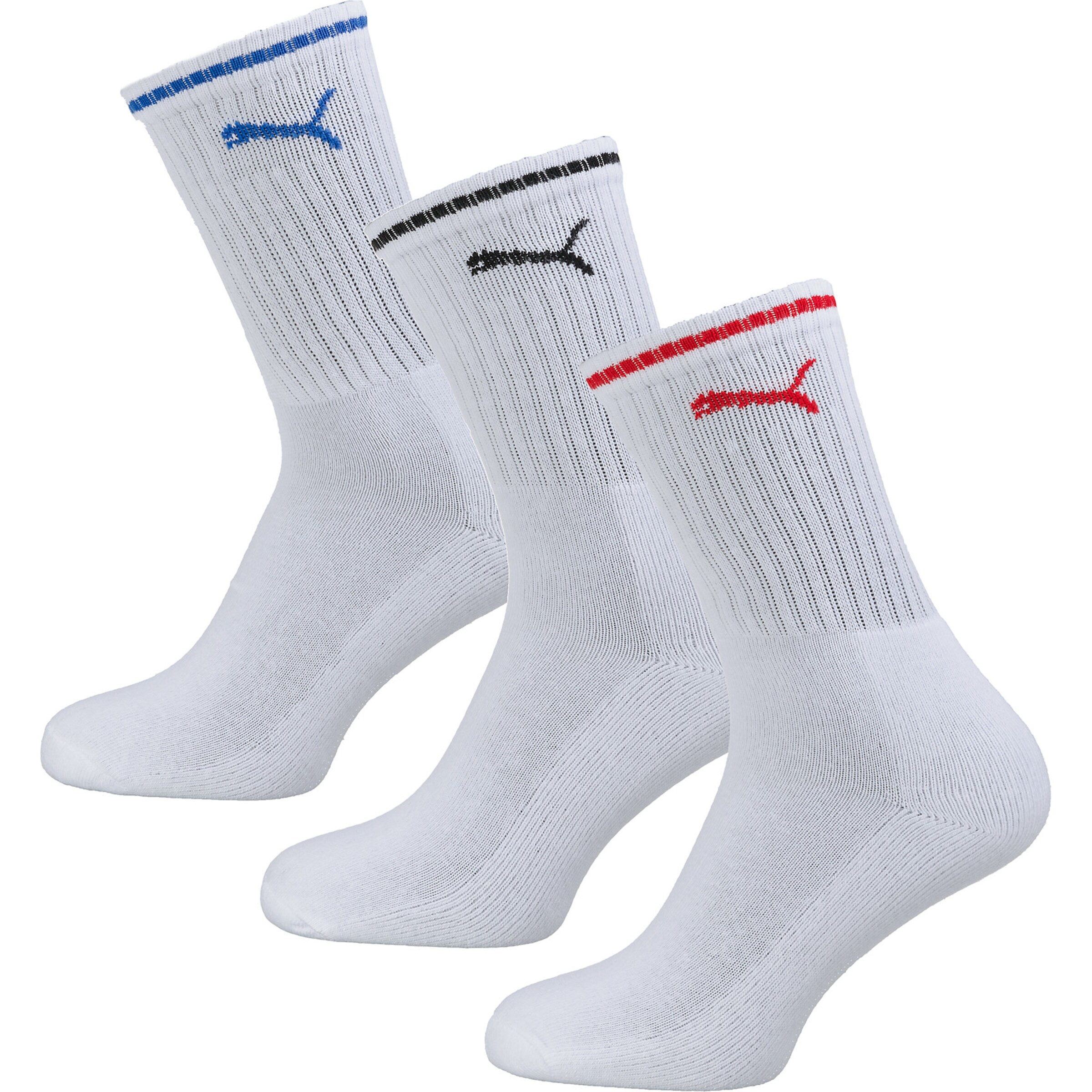 PUMA - Sportsocken 'Crew' in blau