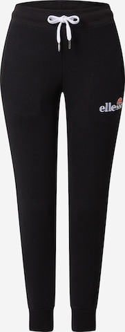 Effilé Pantalon de sport ' Frivola ' ELLESSE en noir : devant