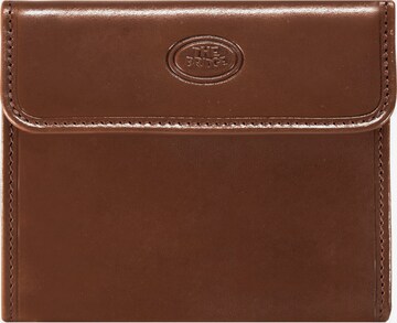 The Bridge Wallet in Brown: front