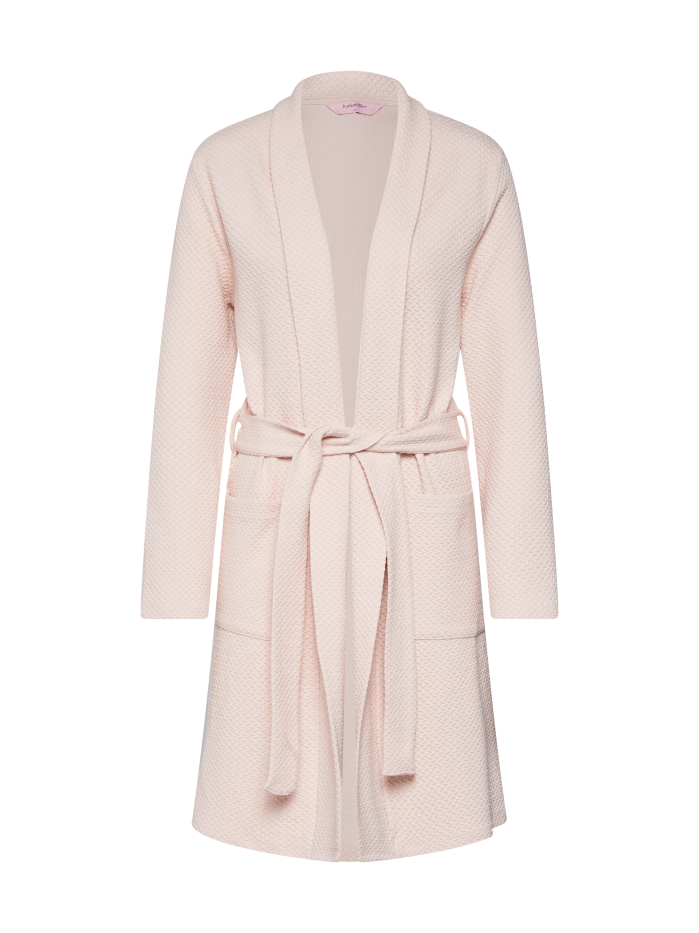 Hunkemöller - Ochtendjas 'Robe Jersey Jacquard' in de kleur Rosa