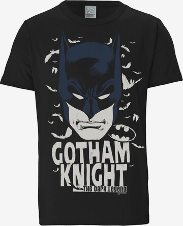 LOGOSHIRT Shirt 'Batman - Gotham Knight' in Black: front