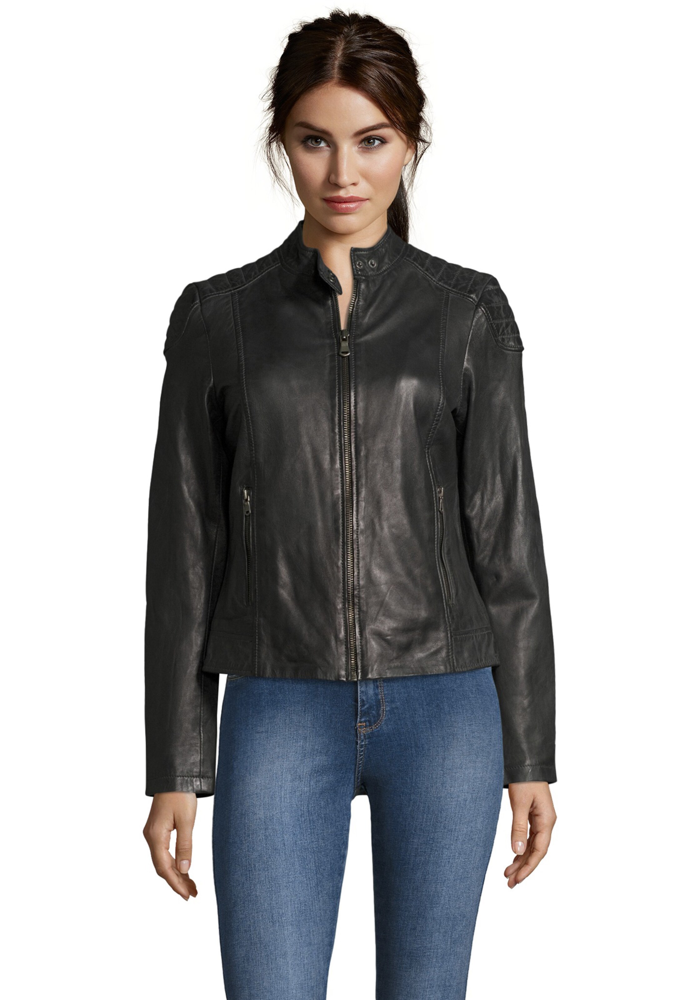 7ELEVEN Jacke 'Raffi' in Grau: Vorderseite