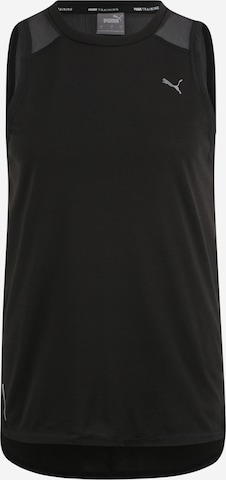 juoda PUMA Sportiniai marškinėliai be rankovių: priekis