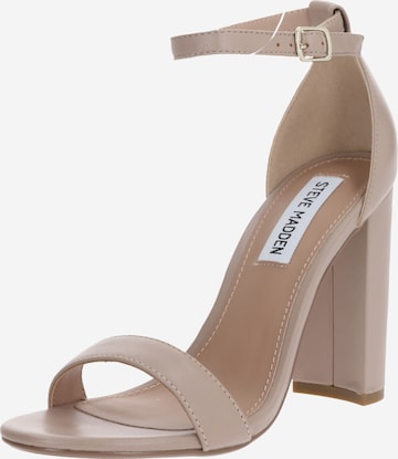 STEVE MADDEN Strap Sandals in Brown: front