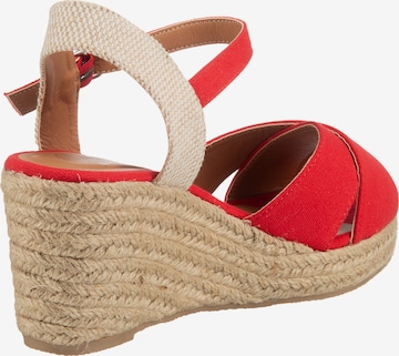 ambellis Strap Sandals in Red