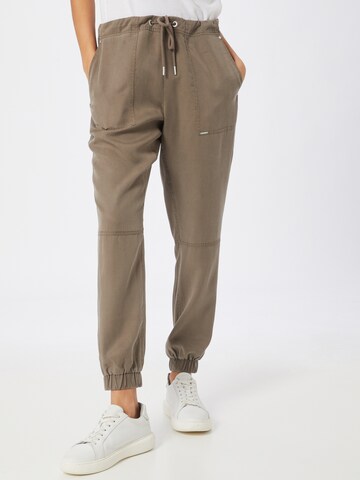 Superdry Tapered Pants 'SONORAN' in Brown: front