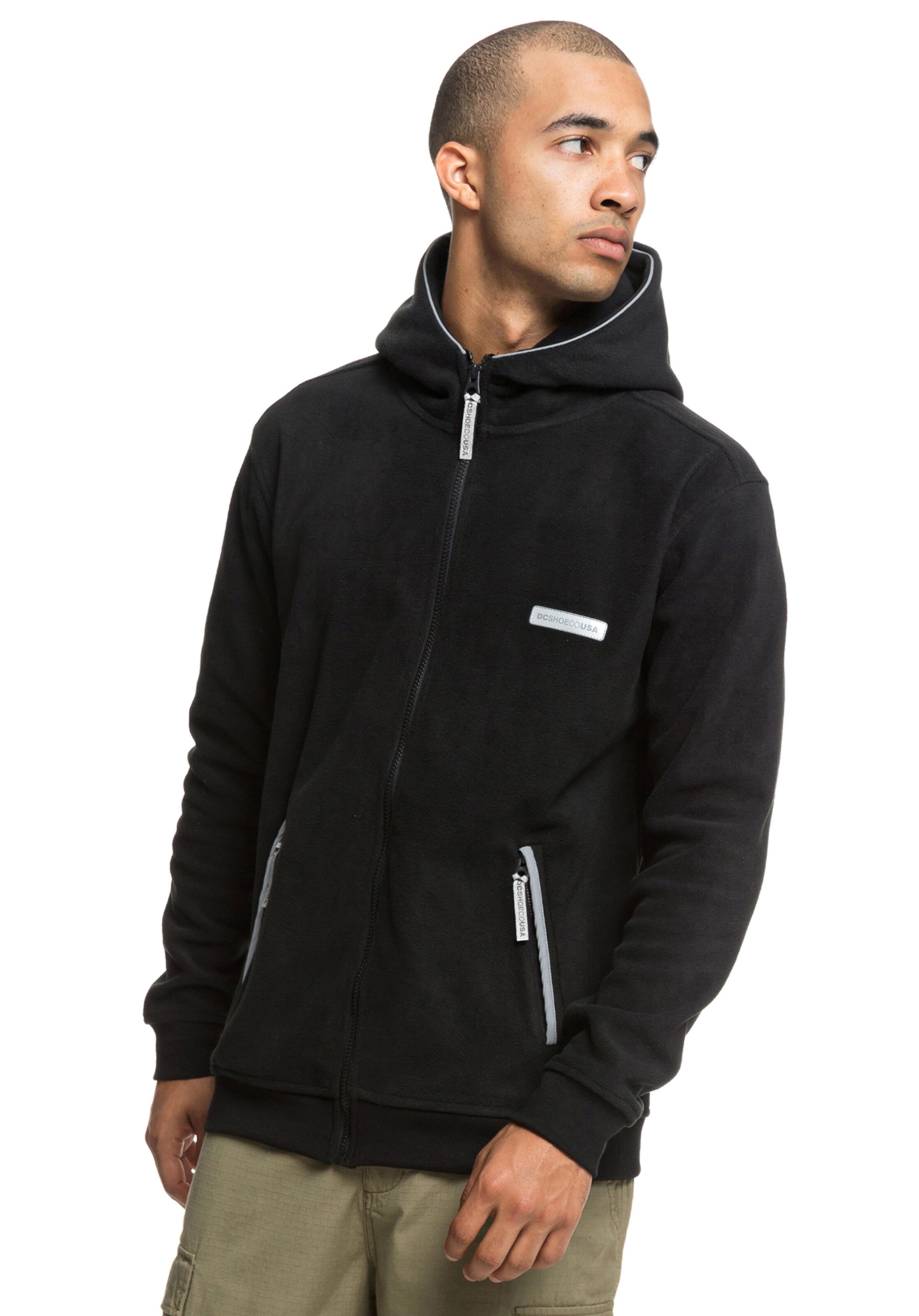 DC Shoes - Funktionele fleece-jas 'Beckerley' in de kleur Zwart