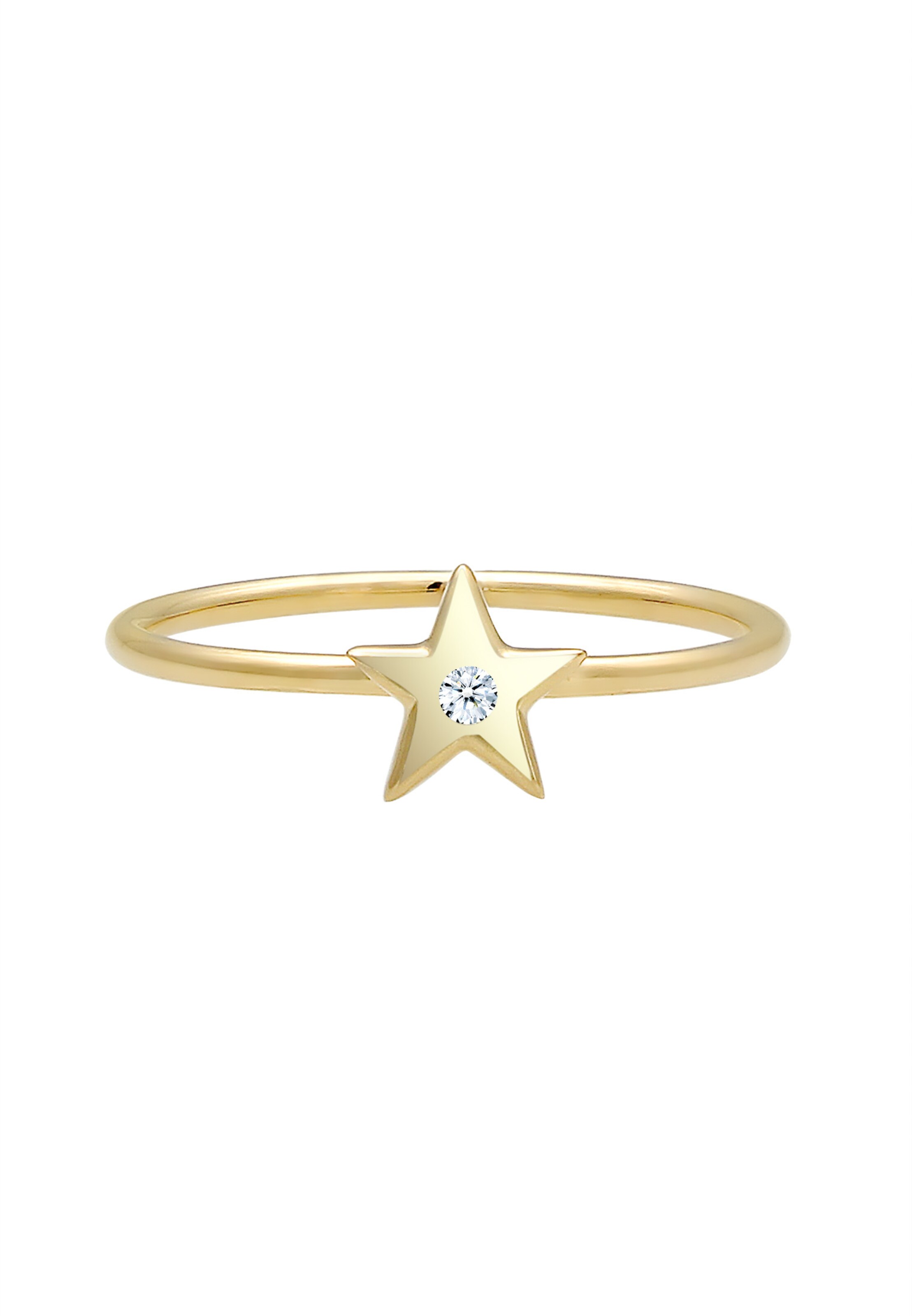 Bague 'Astro, Sterne' ELLI PREMIUM en or