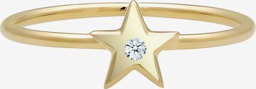 ELLI PREMIUM Ring 'Astro, Sterne' in Goud