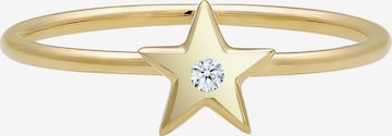 ELLI PREMIUM Ring 'Astro, Sterne' in Gold