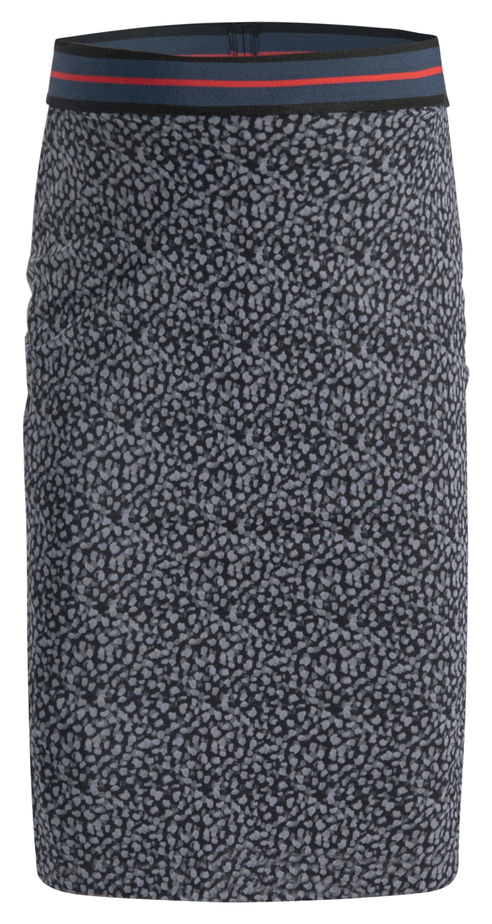 Supermom - Rok ' Mesh AOP ' in de kleur Zwart