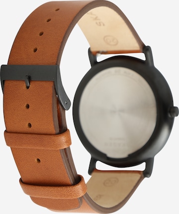 SKAGEN Analog Watch 'Signatur' in Brown: back