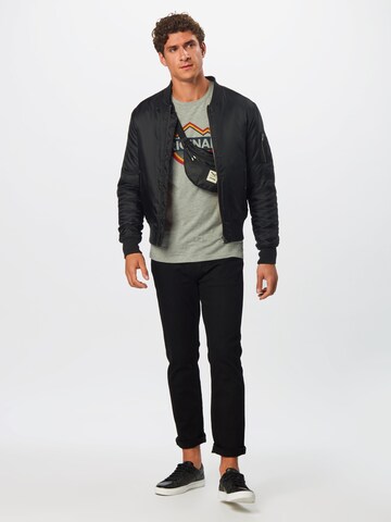 JACK & JONES Slimfit Jeans 'Clark' in Zwart